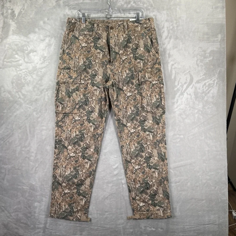 American Eagle Pants Mens 32x28 Camo Cargo Pockets Flex Outdoor Workwear NWT